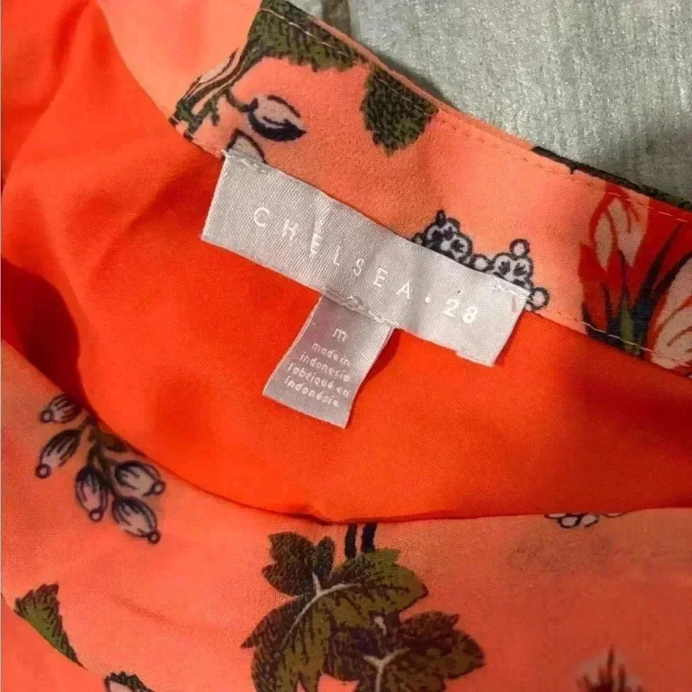 CHELSEA28 Floral One-Shoulder High-Low Dress Size Medium - Picture 4 of 8